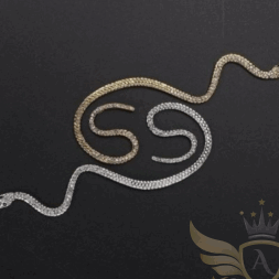 Snake ear cuff earrings in gold and silver finishes