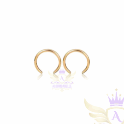 large gold hoop earring