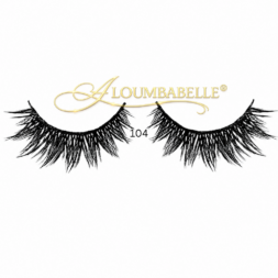 Gaby lash style 104 false lashes with protective watermark logo on white background