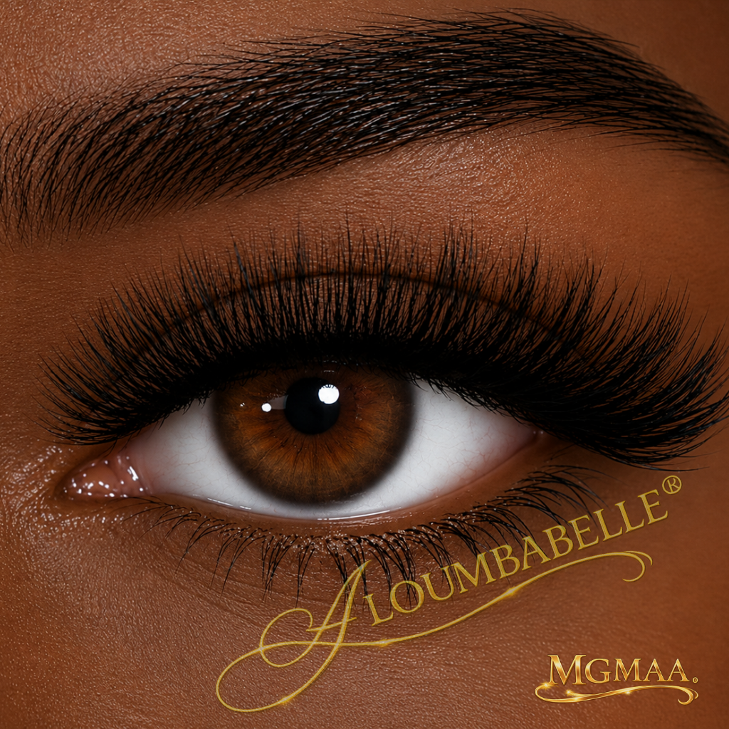 Lovana lash style 109 right eye view with protective watermark logo