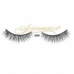 Yida lash style 100 false lashes with protective watermark logo on white background