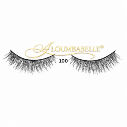 Yida lash style 100 false lashes with protective watermark logo on white background