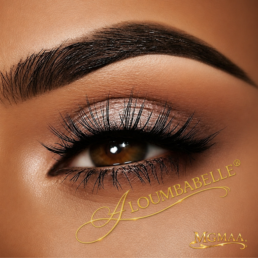 Zine lash style 108 right eye view with protective watermark logo