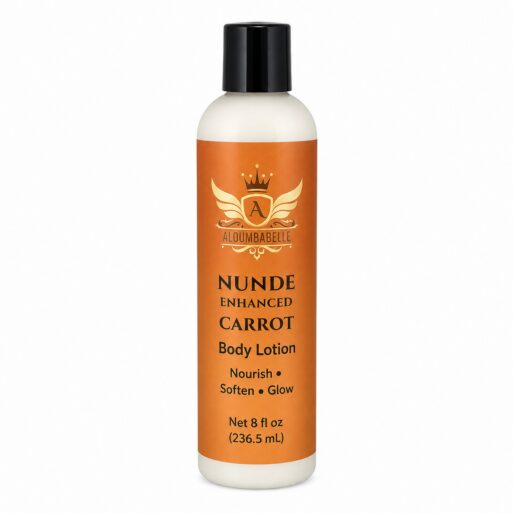 nunde carrot lotion hero