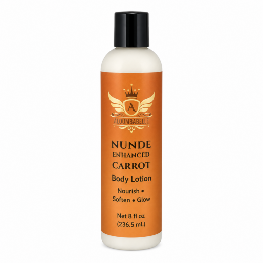 nunde carrot lotion hero