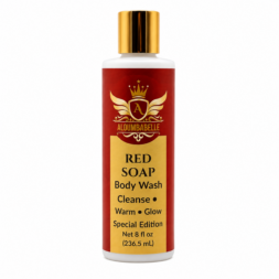 red soap body wash hero