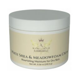 white shea & meadowfoam cream hero