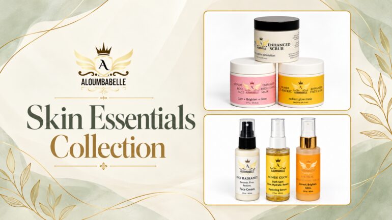aloumbabelle sage and gold essentials